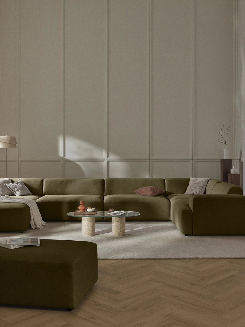 Mira Big Köşe Koltuk Zeytin Yeşili