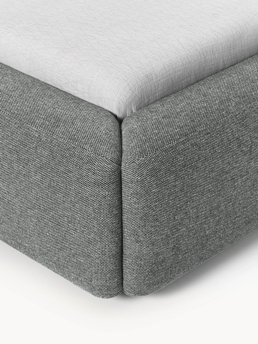 Mira Çift Kişilik Karyola Gri