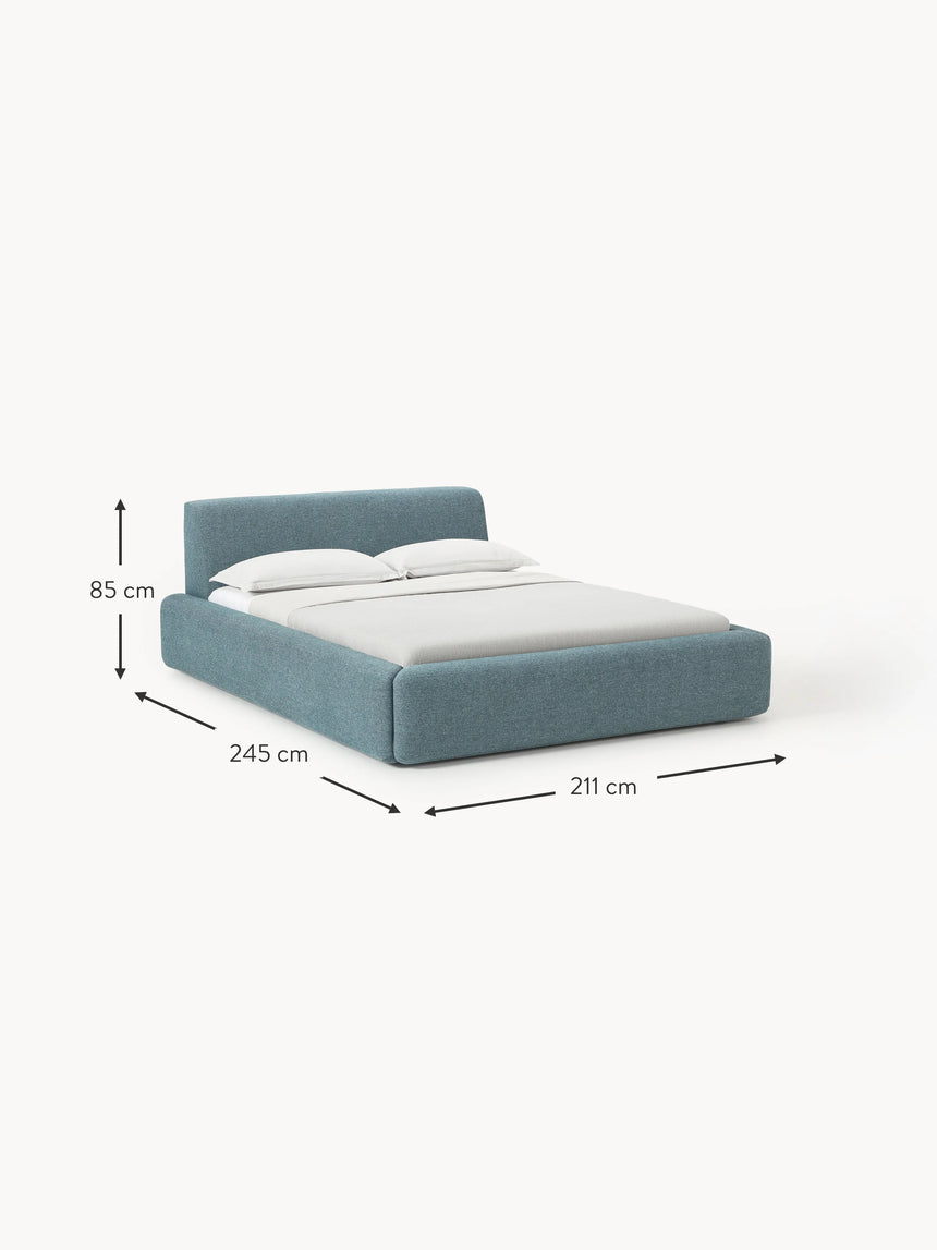 Mira Çift Kişilik Karyola Mavi