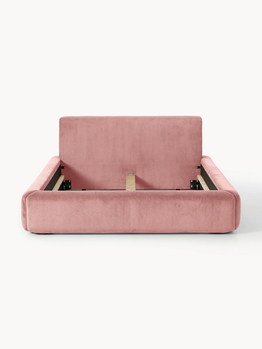 Mira Çift Kişilik Karyola Pembe Fitilli