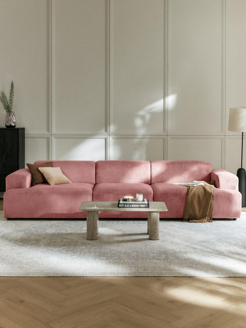 Mira Dörtlü Koltuk Pembe Fitilli