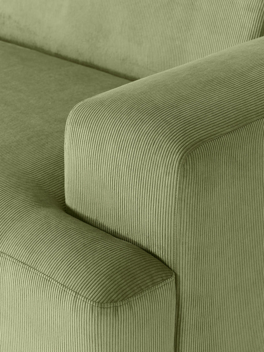 Mira Dörtlü Koltuk Zeytin Yeşili Fitilli