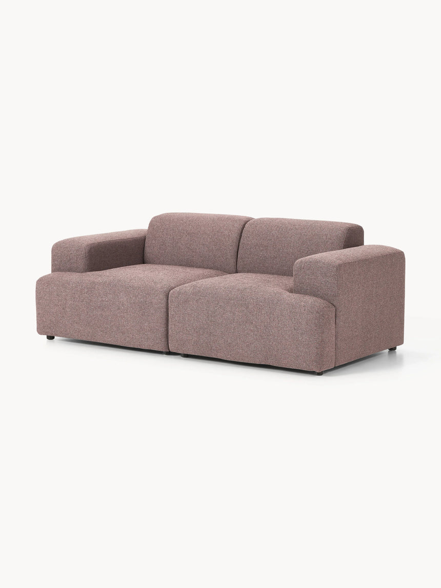 Mira İkili Koltuk Antik Pembe