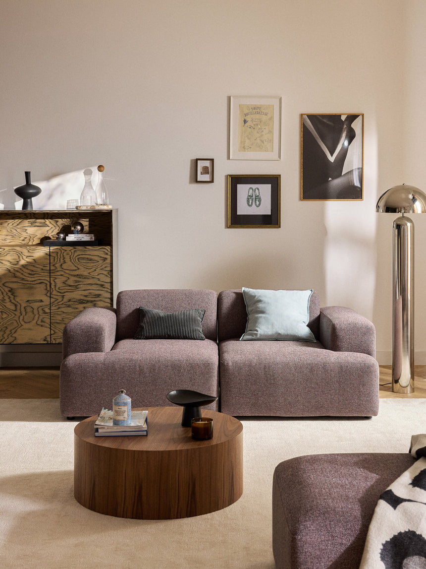 Mira İkili Koltuk Antik Pembe