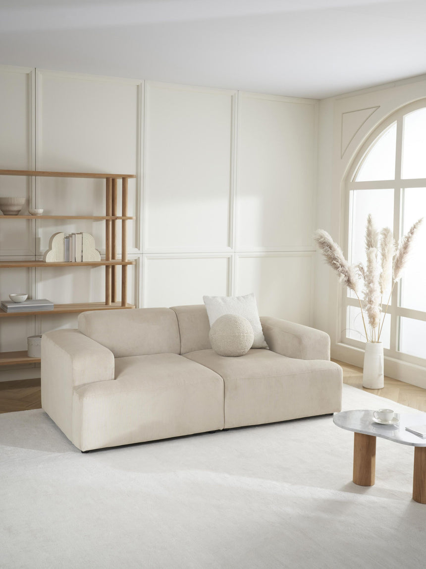 Mira İkili Koltuk Bej Fitilli