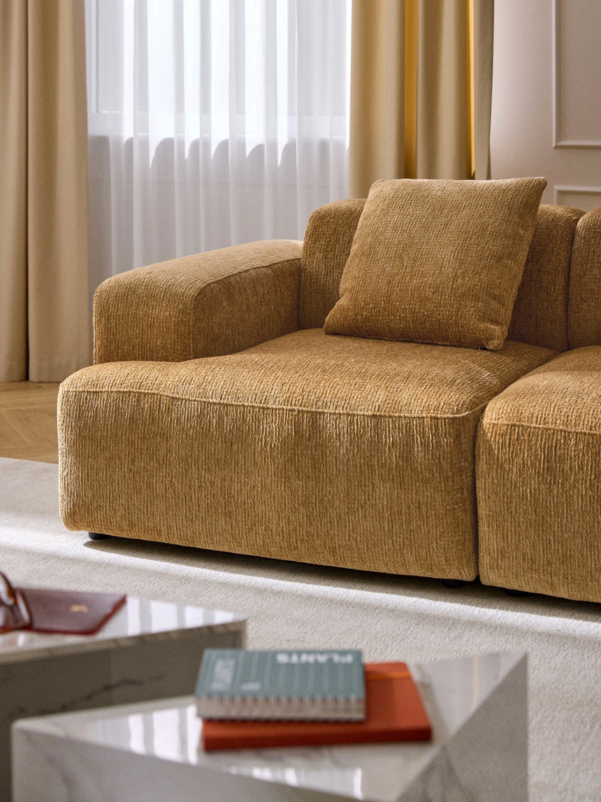 Mira İkili Koltuk Hardal Sarısı Şönil