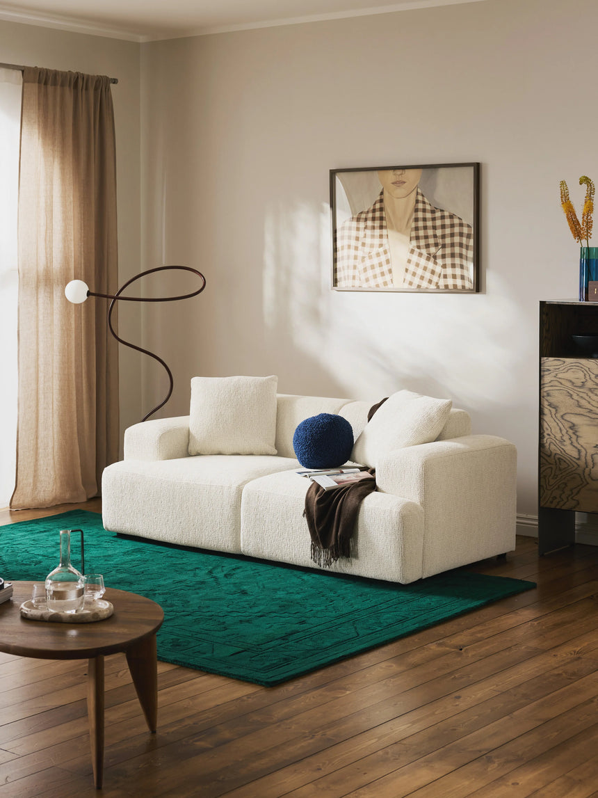 Mira İkili Koltuk Kırık Beyaz Şönil