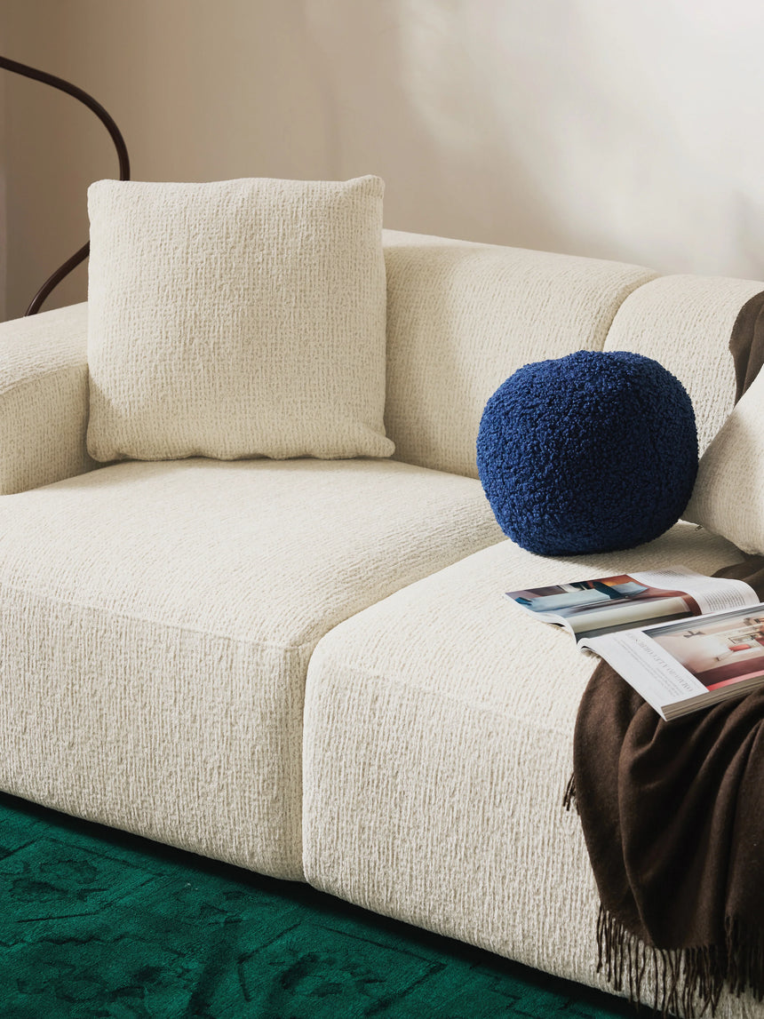 Mira İkili Koltuk Kırık Beyaz Şönil