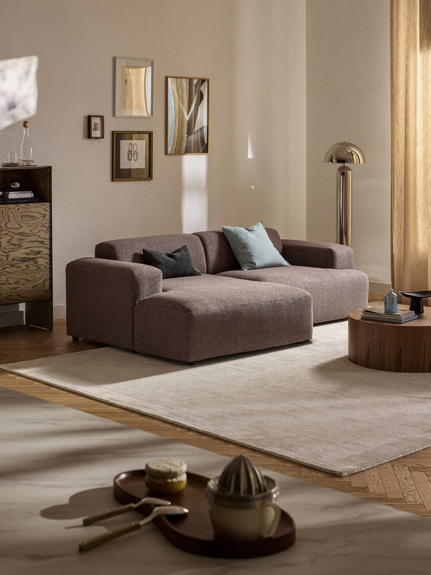 Mira Köşe Koltuk Antik Pembe