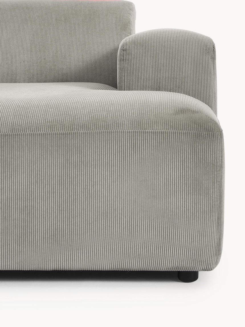 Mira Köşe Koltuk Gri Fitilli