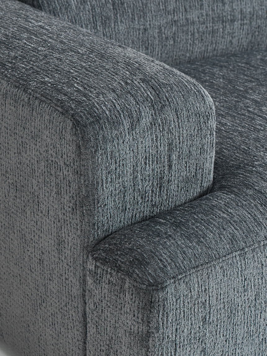 Mira Köşe Koltuk Gri Mavi Şönil