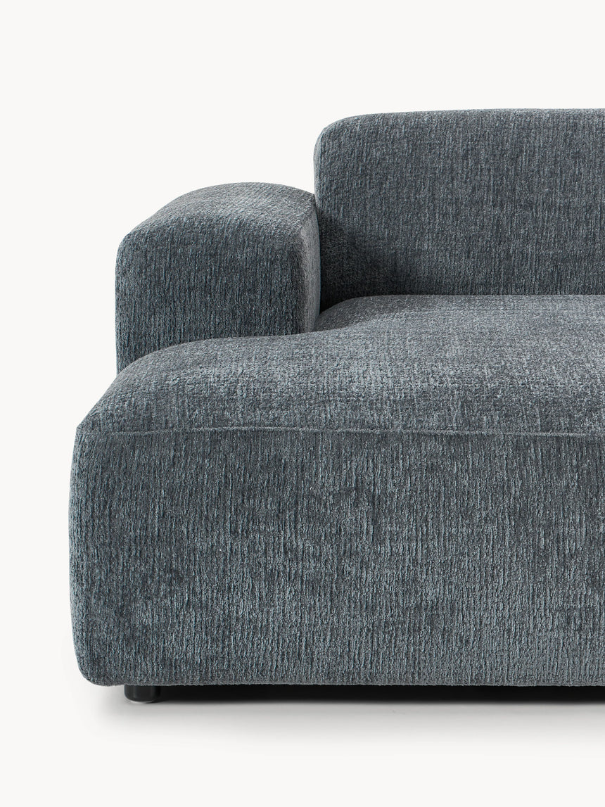 Mira Köşe Koltuk Gri Mavi Şönil