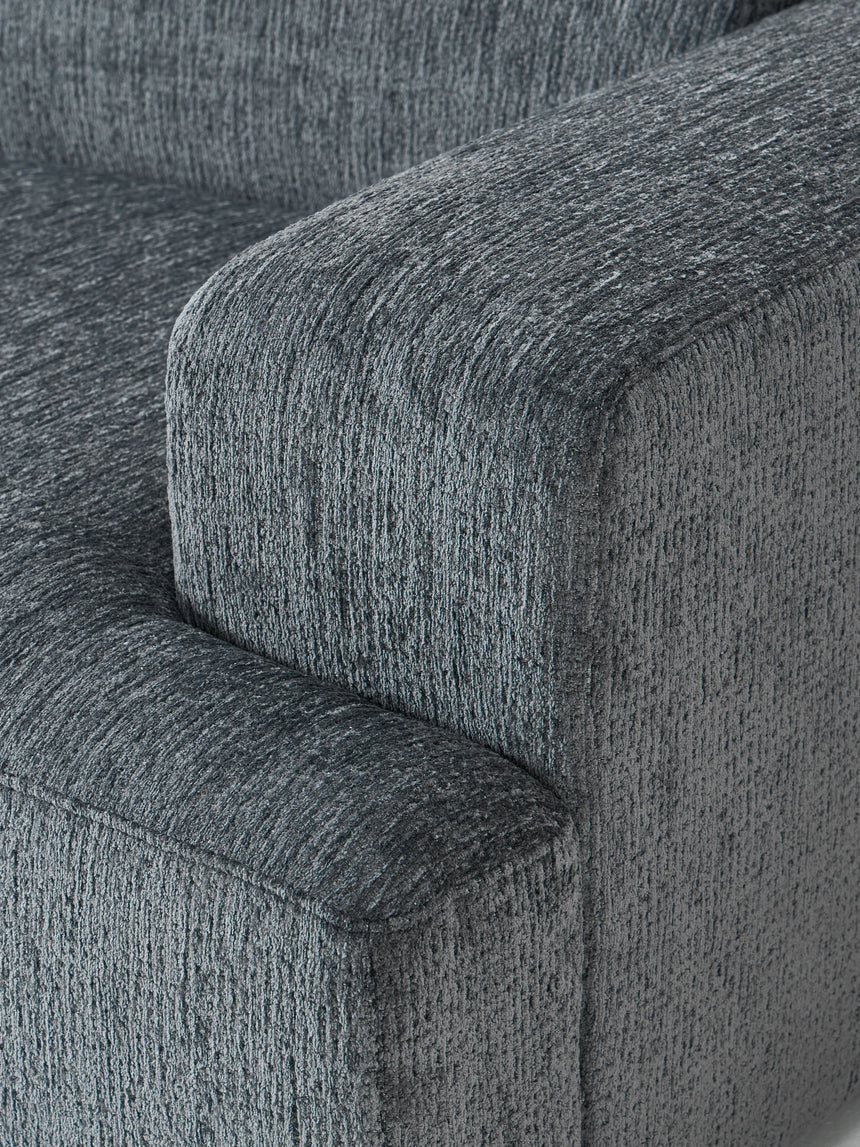 Mira Köşe Koltuk Gri Mavi Şönil