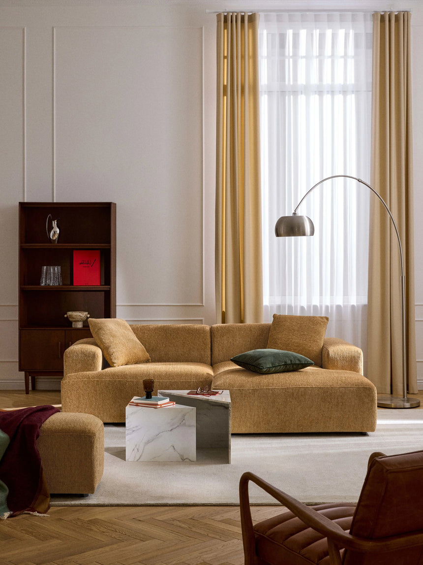 Mira Köşe Koltuk Hardal Sarısı Şönil