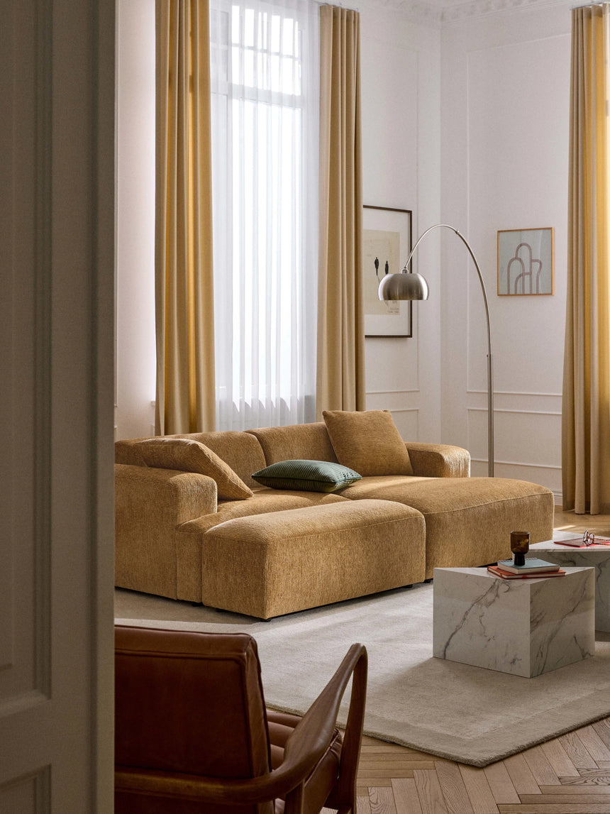 Mira Köşe Koltuk Hardal Sarısı Şönil