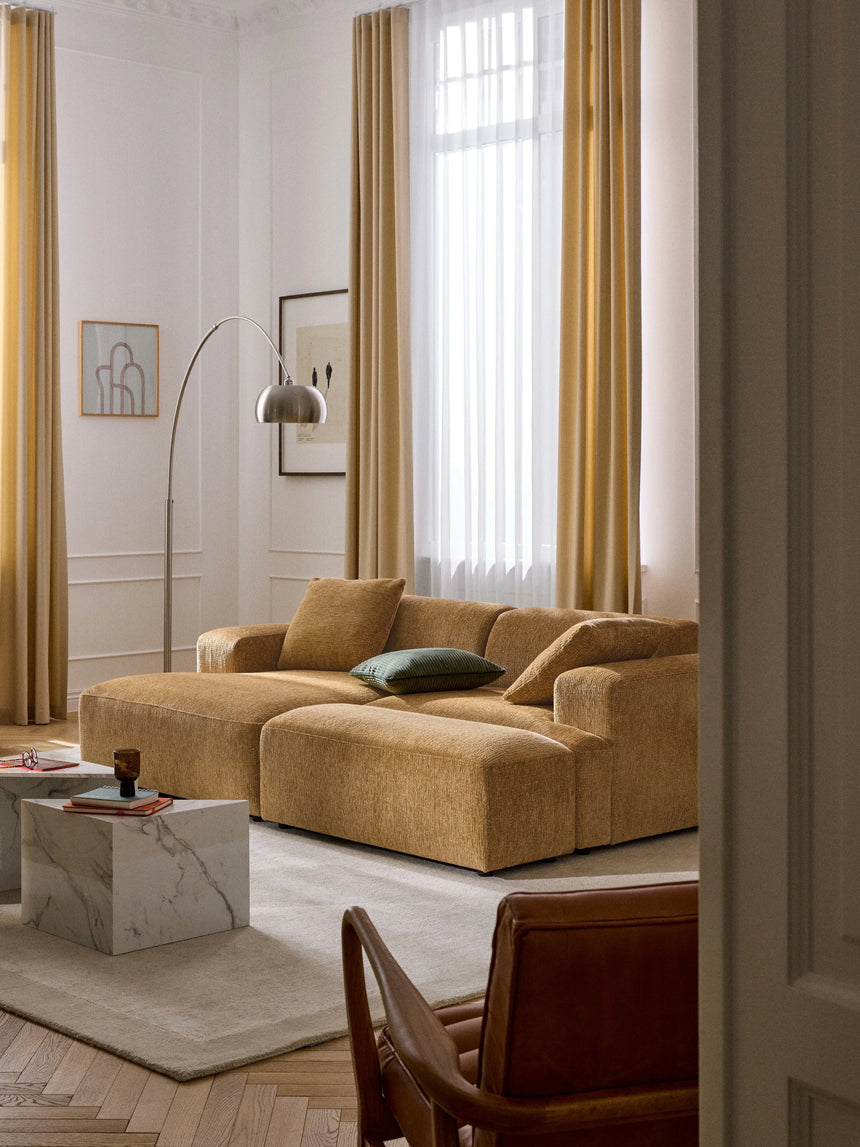 Mira Köşe Koltuk Hardal Sarısı Şönil