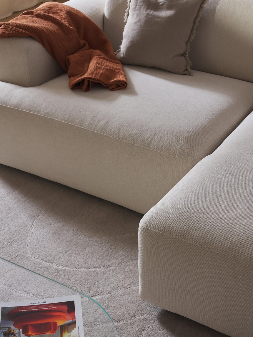 Mira Köşe Koltuk Kırık Beyaz