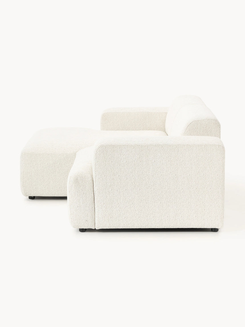 Mira Köşe Koltuk Kırık Beyaz Şönil