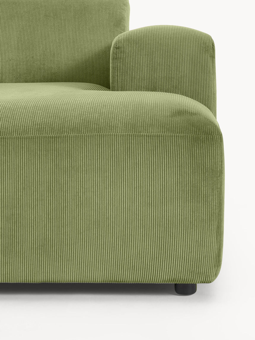 Mira Köşe Koltuk Yeşil Fitilli