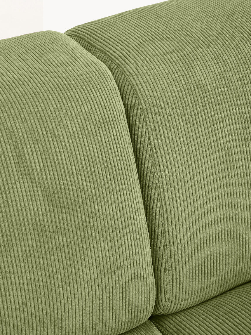 Mira Köşe Koltuk Yeşil Fitilli