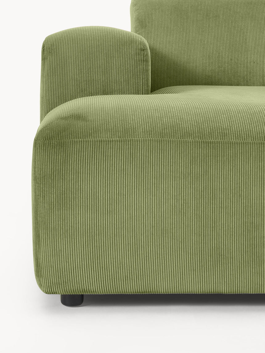 Mira Köşe Koltuk Yeşil Fitilli