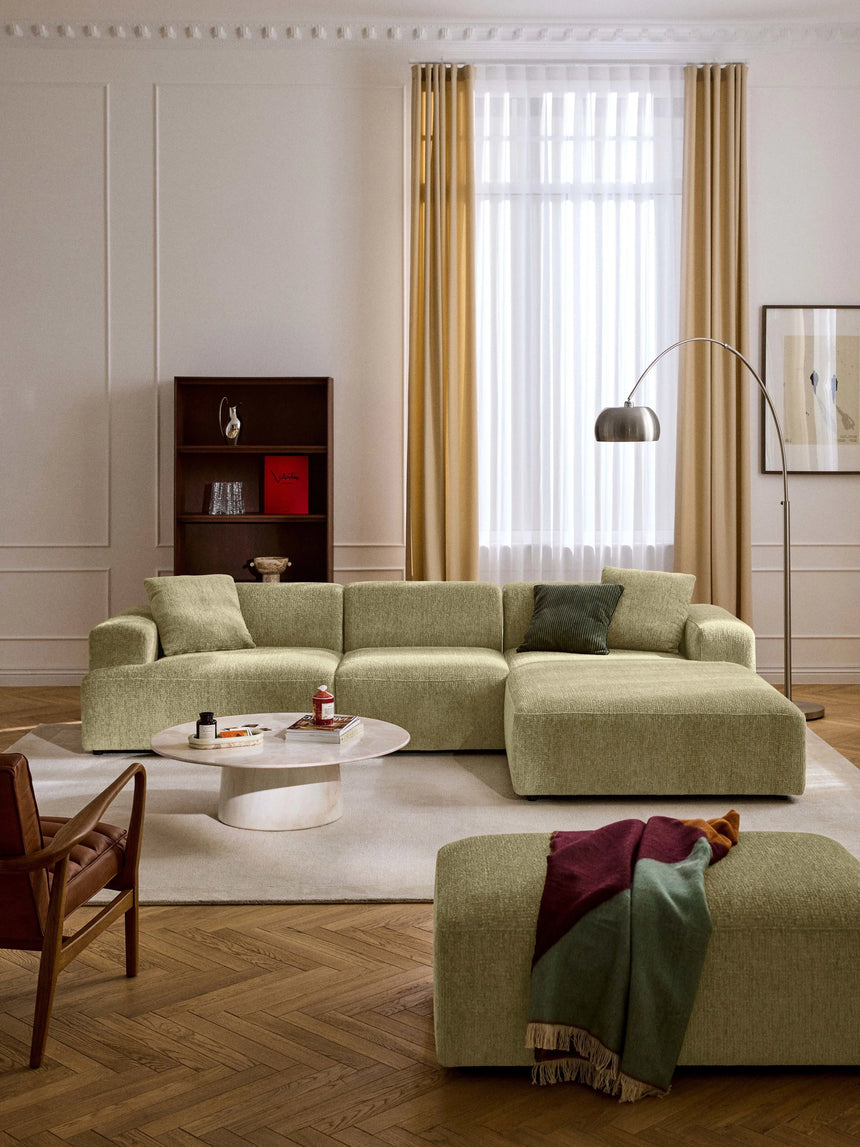 Mira Large Köşe Koltuk Açık Yeşil Şönil