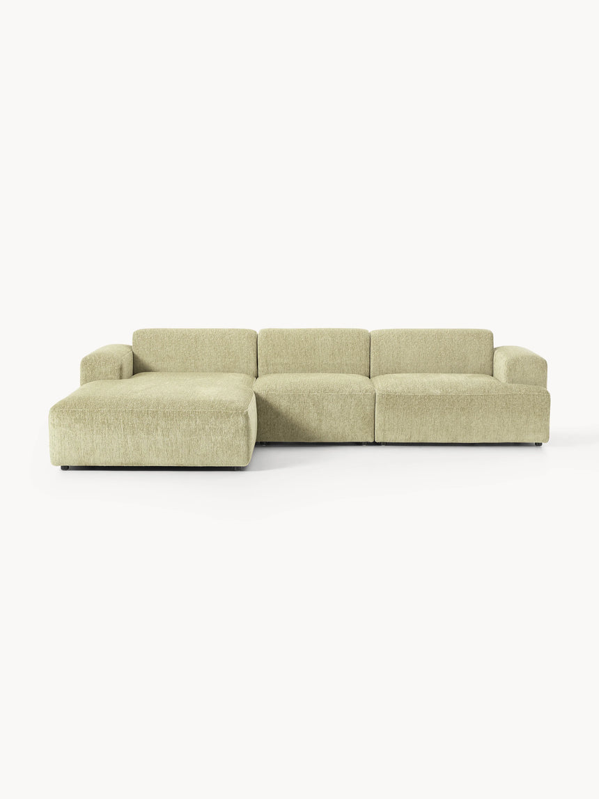Mira Large Köşe Koltuk Açık Yeşil Şönil