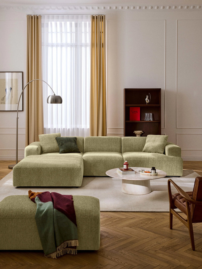 Mira Large Köşe Koltuk Açık Yeşil Şönil