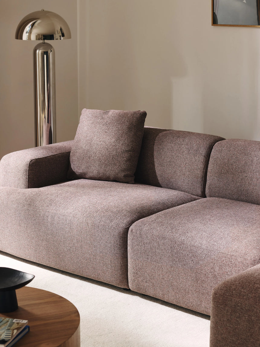 Mira Large Köşe Koltuk Antik Pembe