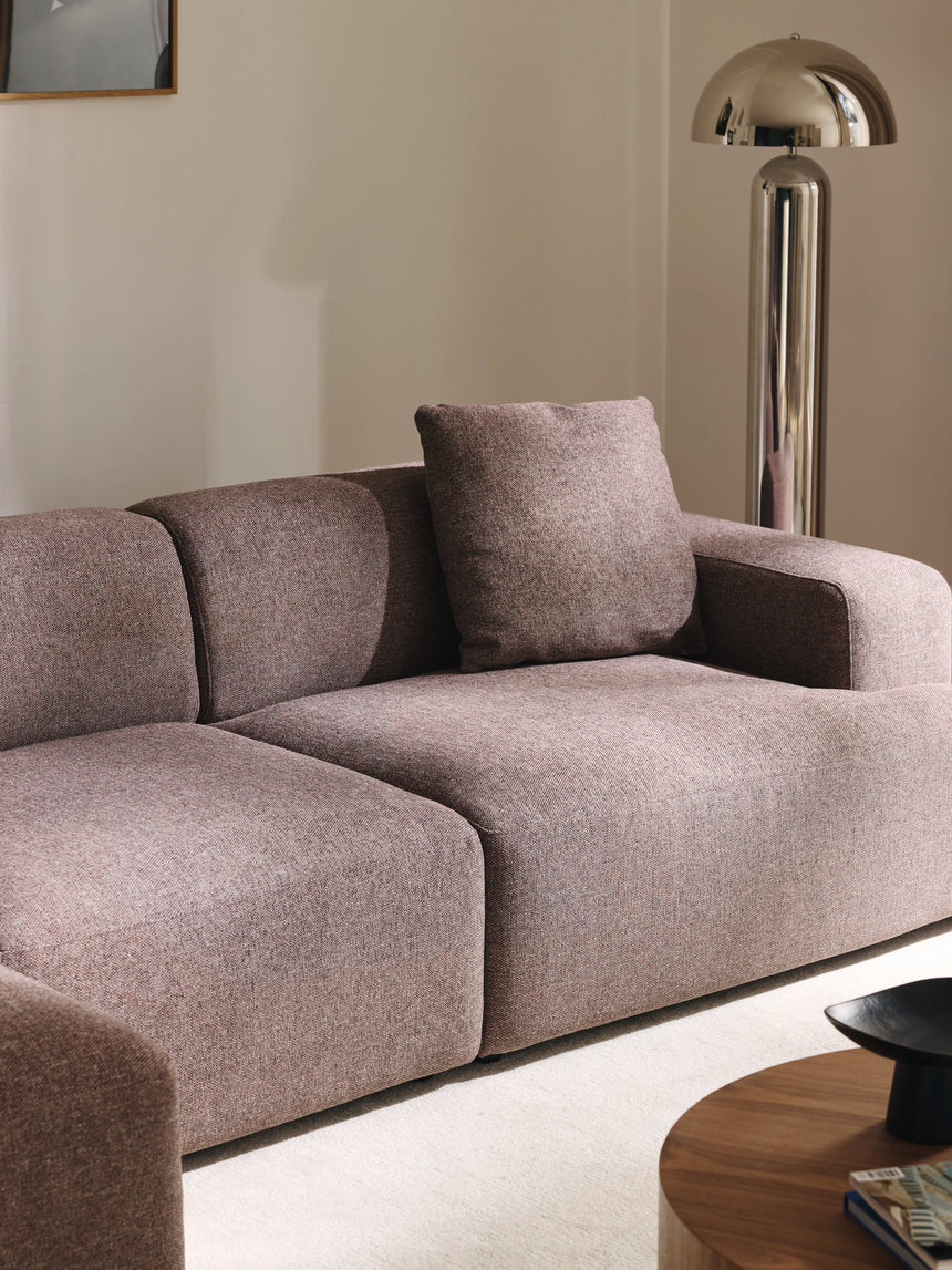 Mira Large Köşe Koltuk Antik Pembe