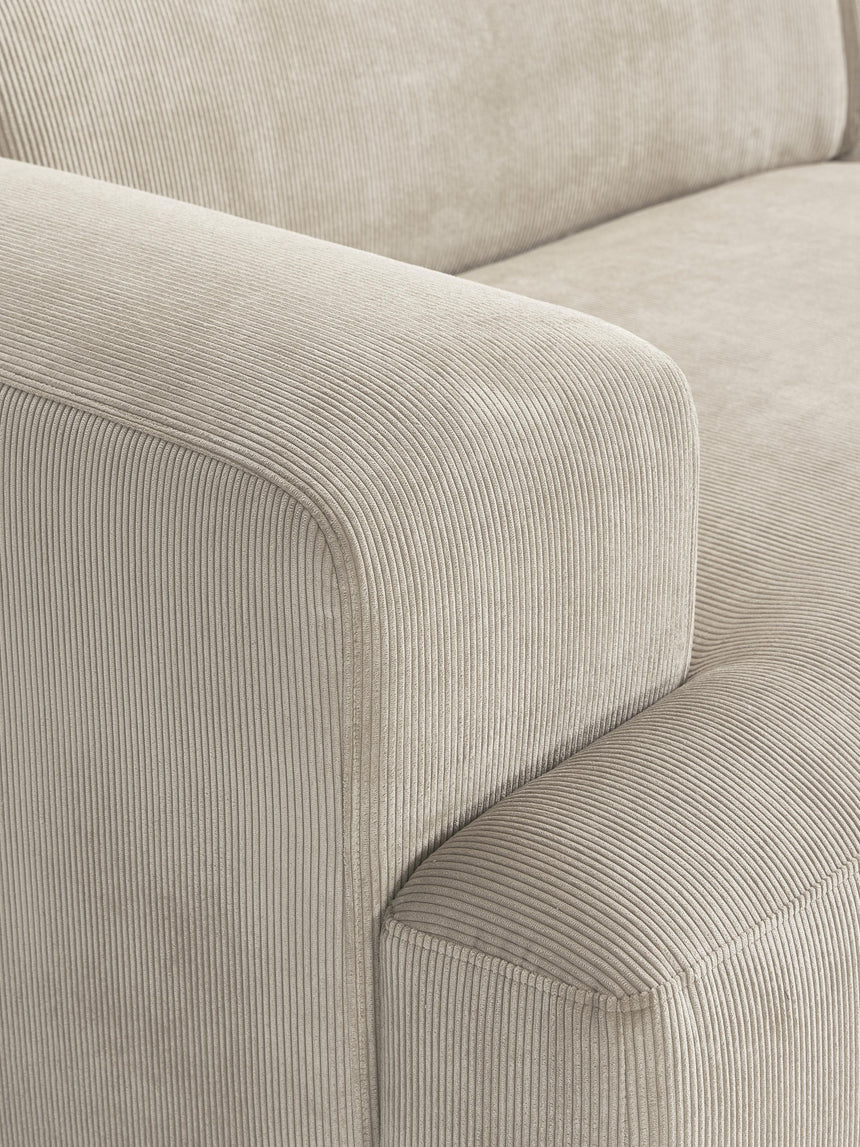 Mira Large Köşe Koltuk Bej Fitilli