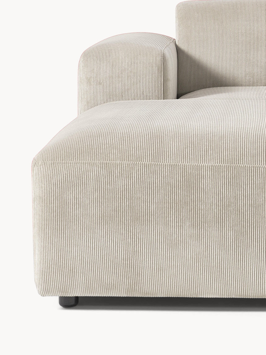 Mira Large Köşe Koltuk Bej Fitilli