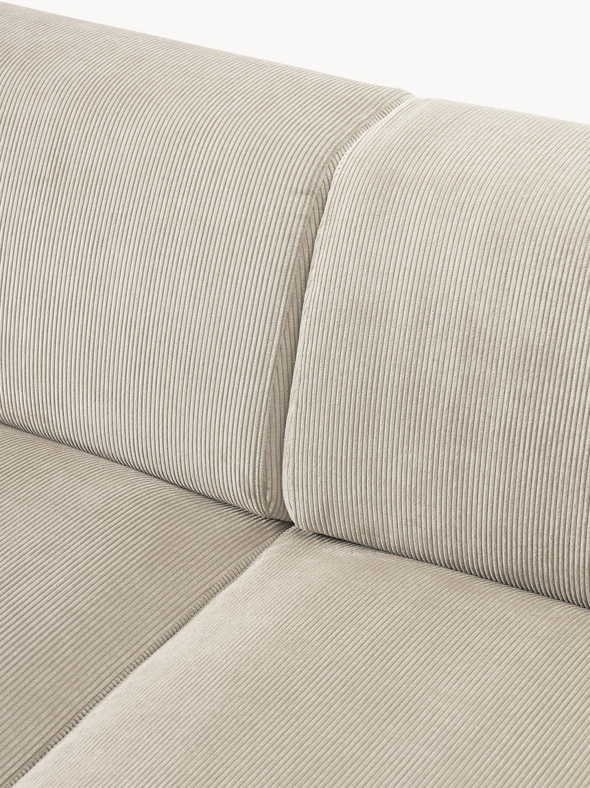 Mira Large Köşe Koltuk Bej Fitilli