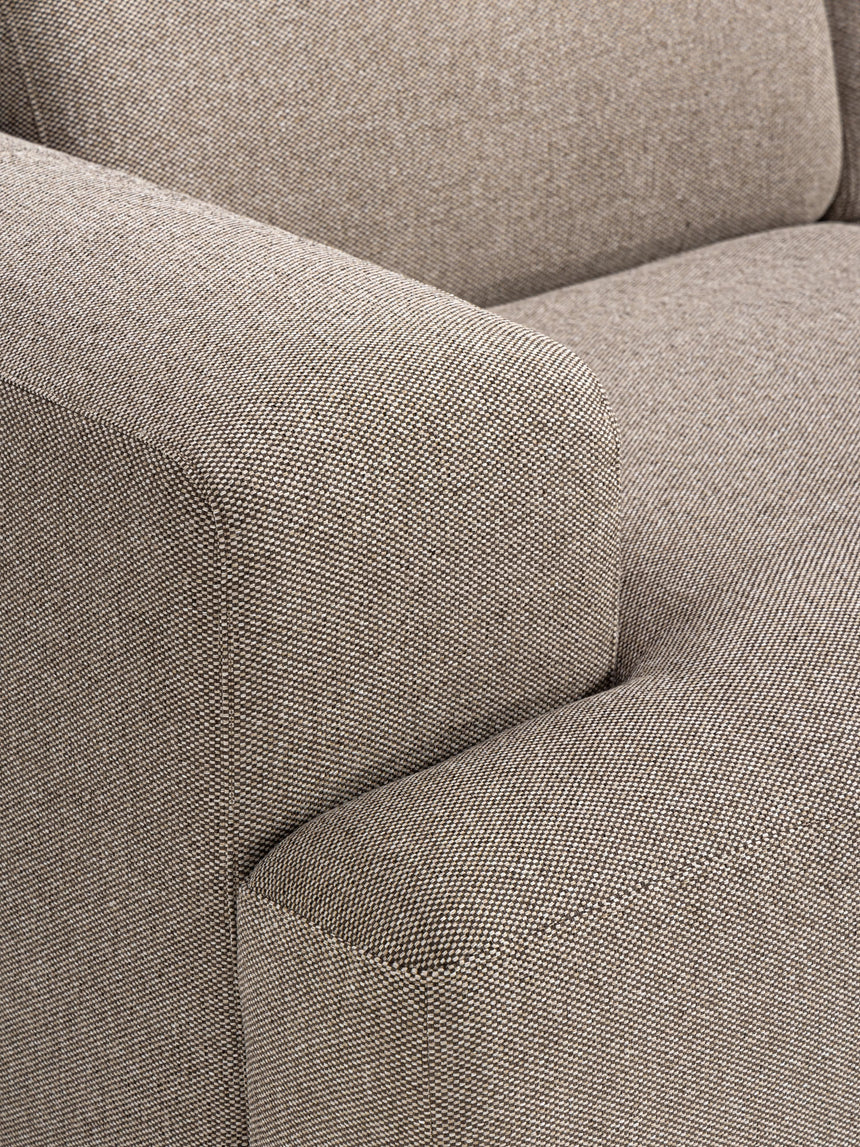 Mira Large Köşe Koltuk Boz Kahverengi