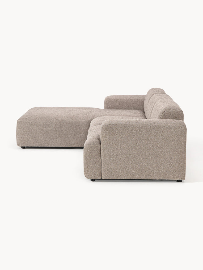 Mira Large Köşe Koltuk Boz Kahverengi