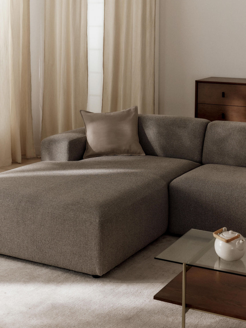 Mira Large Köşe Koltuk Boz Kahverengi