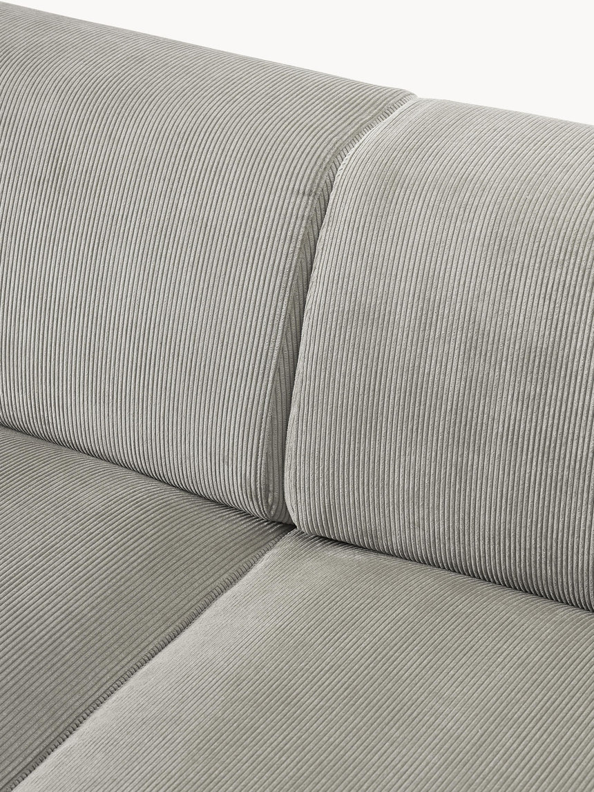 Mira Large Köşe Koltuk Gri Fitilli