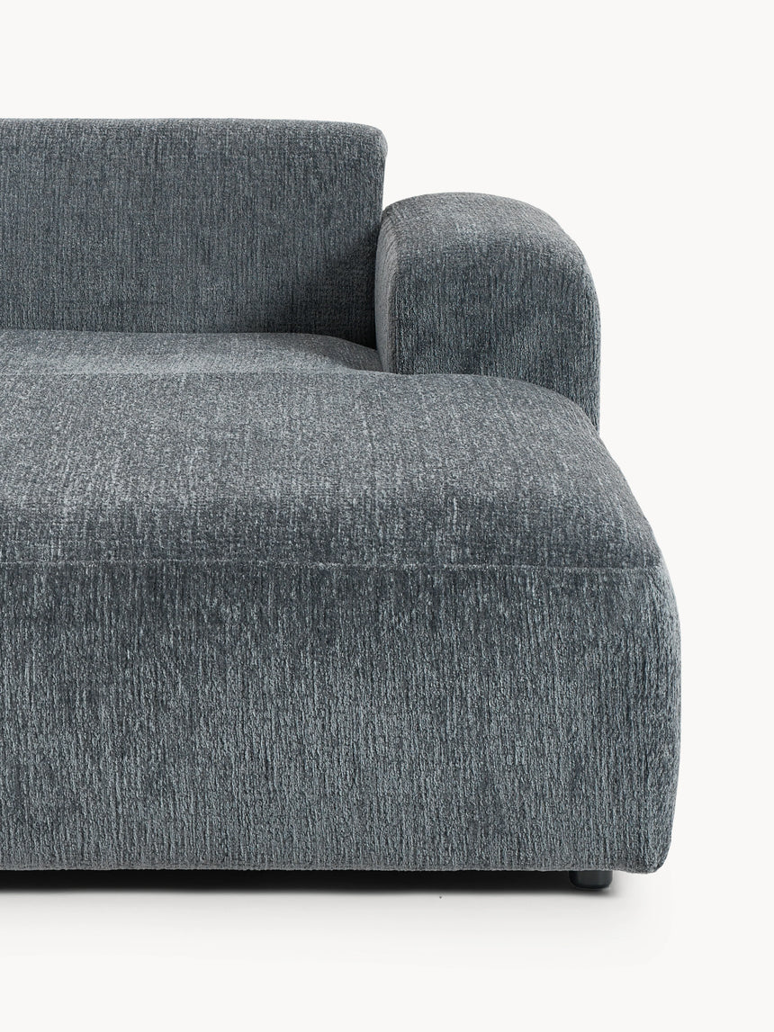 Mira Large Köşe Koltuk Gri Mavi Şönil