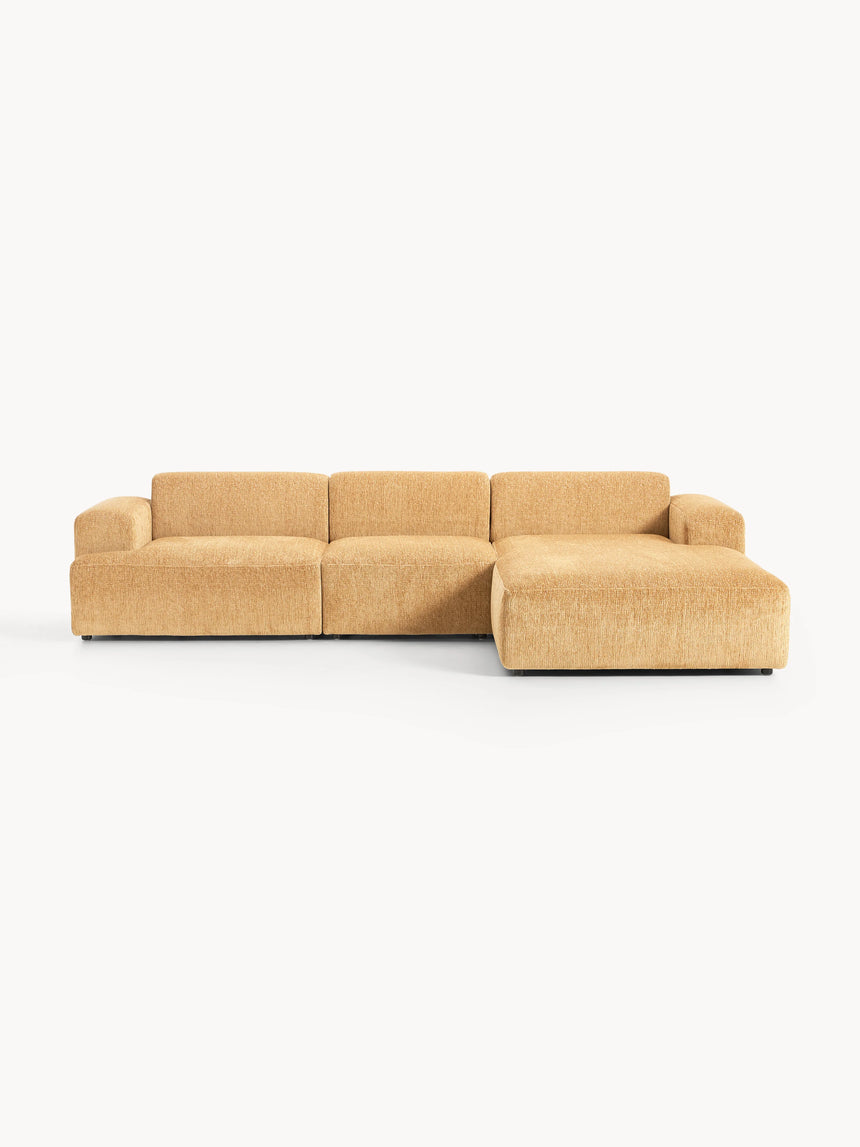 Mira Large Köşe Koltuk Hardal Sarısı Şönil