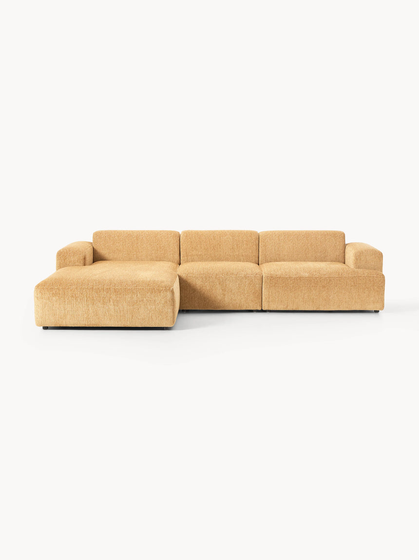 Mira Large Köşe Koltuk Hardal Sarısı Şönil