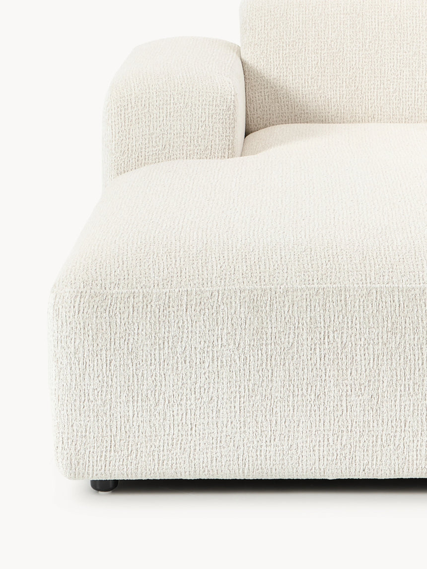Mira Large Köşe Koltuk Kırık Beyaz Şönil