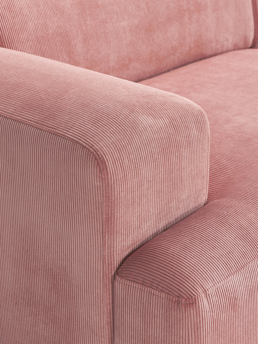 Mira Large Köşe Koltuk Pembe Fitilli