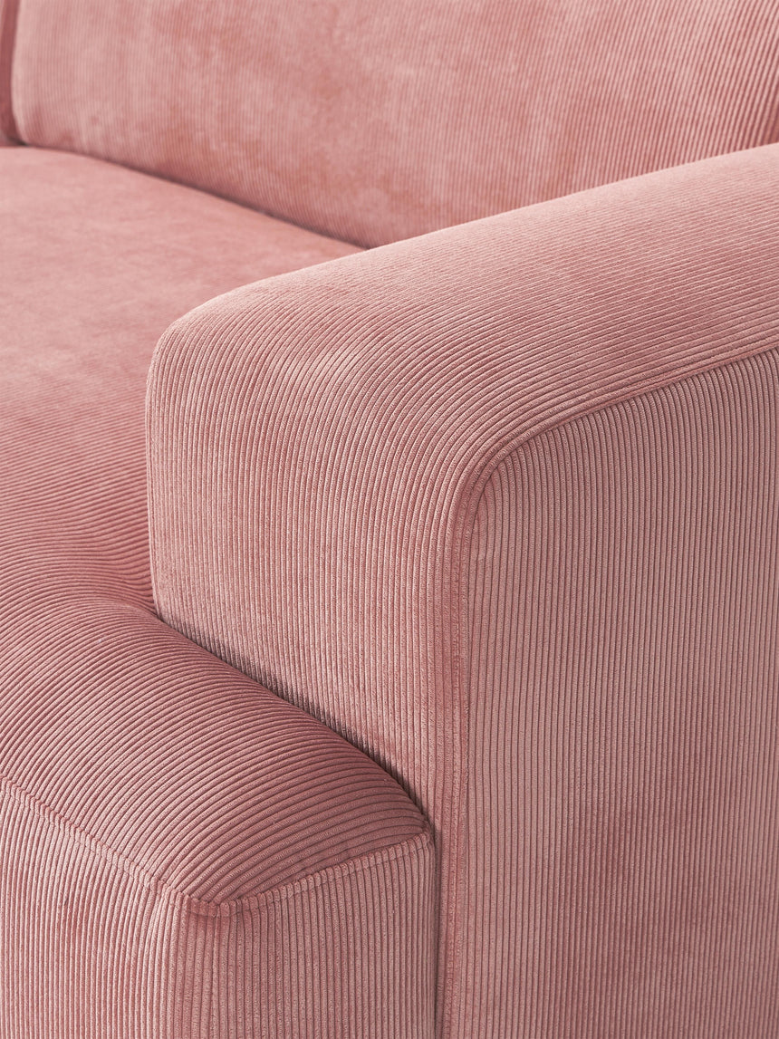 Mira Large Köşe Koltuk Pembe Fitilli