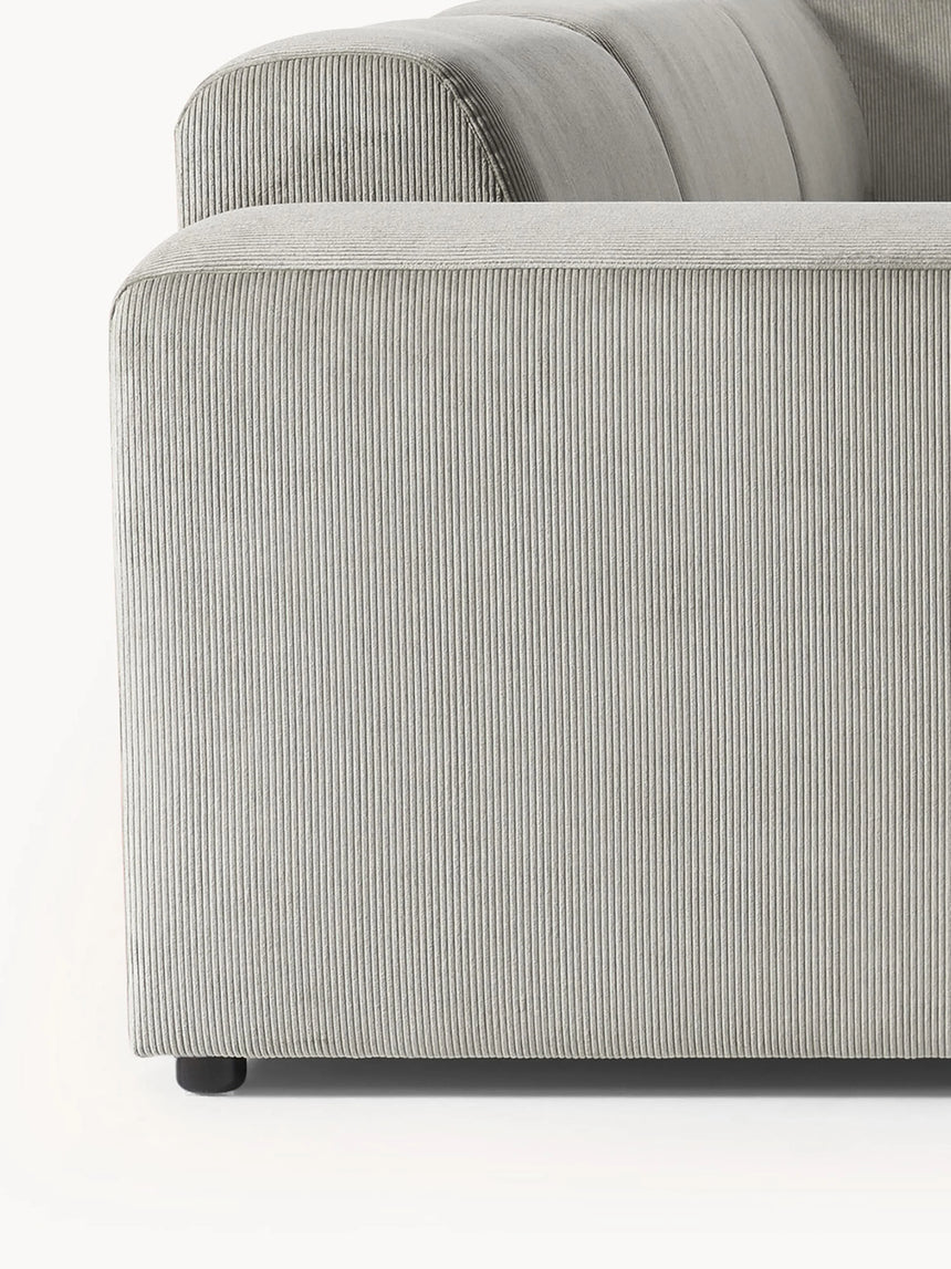 Mira Max Köşe Koltuk Gri Fitilli