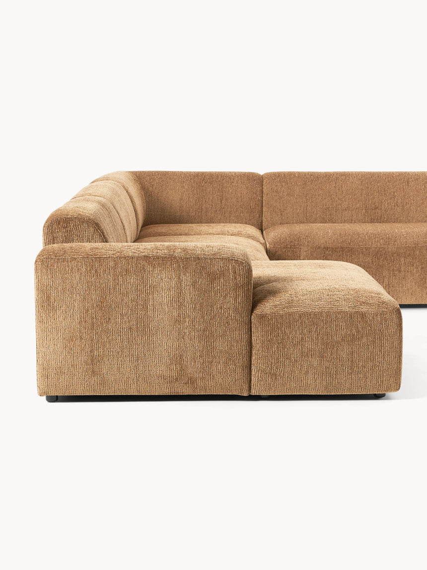 Mira Max Köşe Koltuk Kahve Şönil