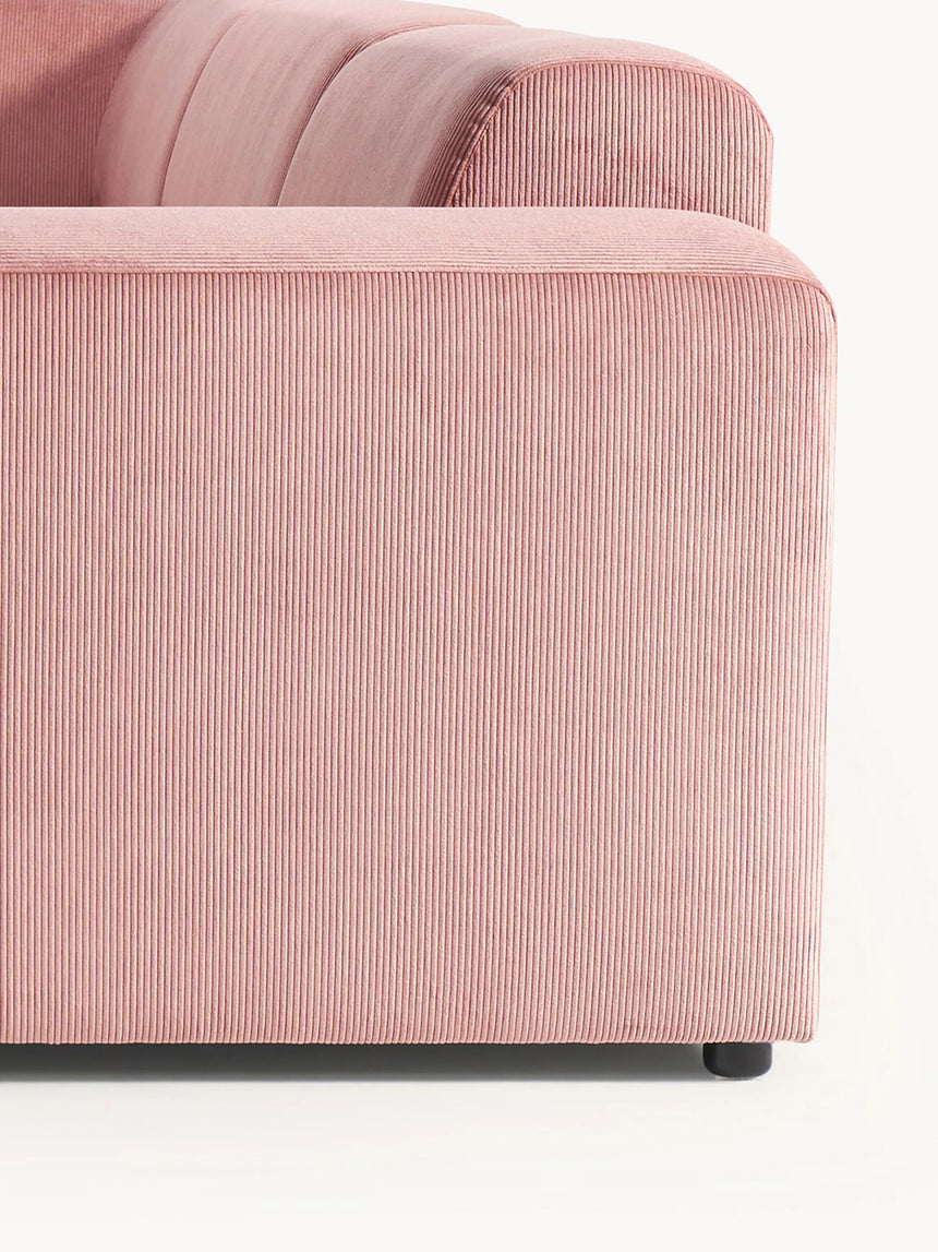 Mira Max Köşe Koltuk Pembe Fitilli