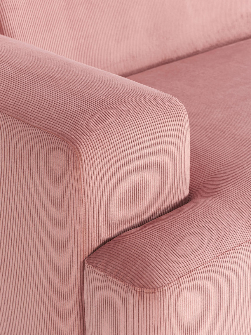 Mira Max Köşe Koltuk Pembe Fitilli