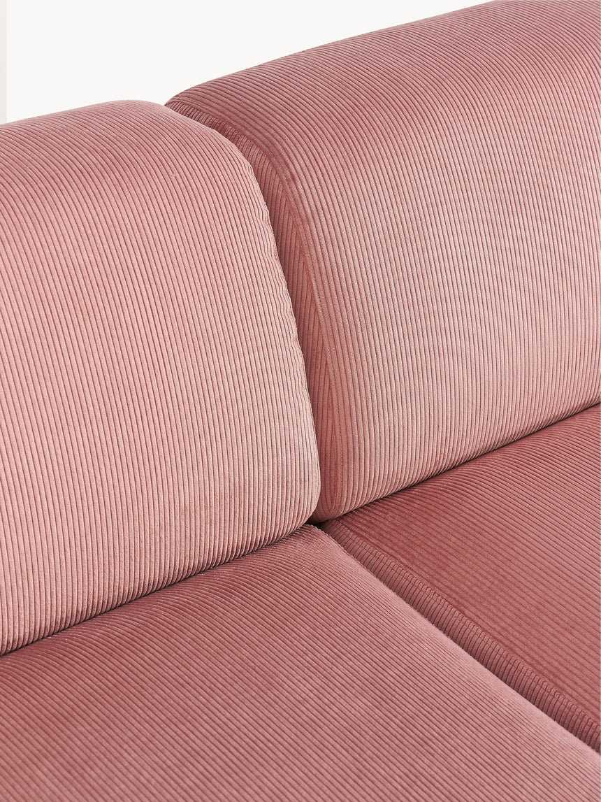 Mira Max Köşe Koltuk Pembe Fitilli