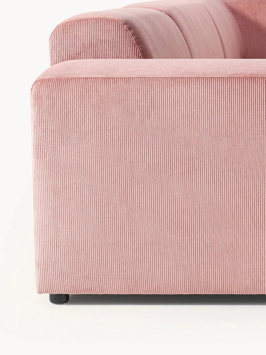 Mira Max Köşe Koltuk Pembe Fitilli