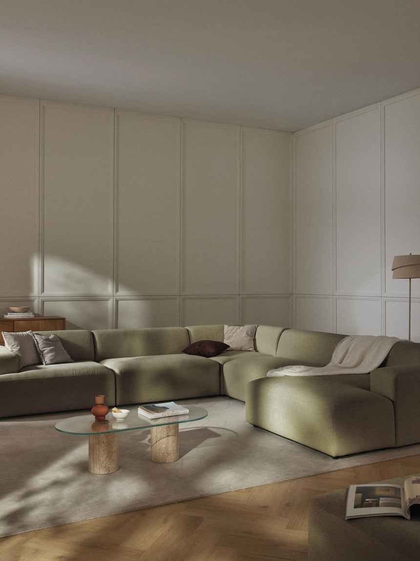 Mira Max Köşe Koltuk Zeytin Yeşili